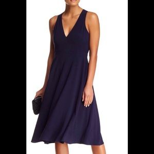 Halston Heritage Swing Cocktail Dress